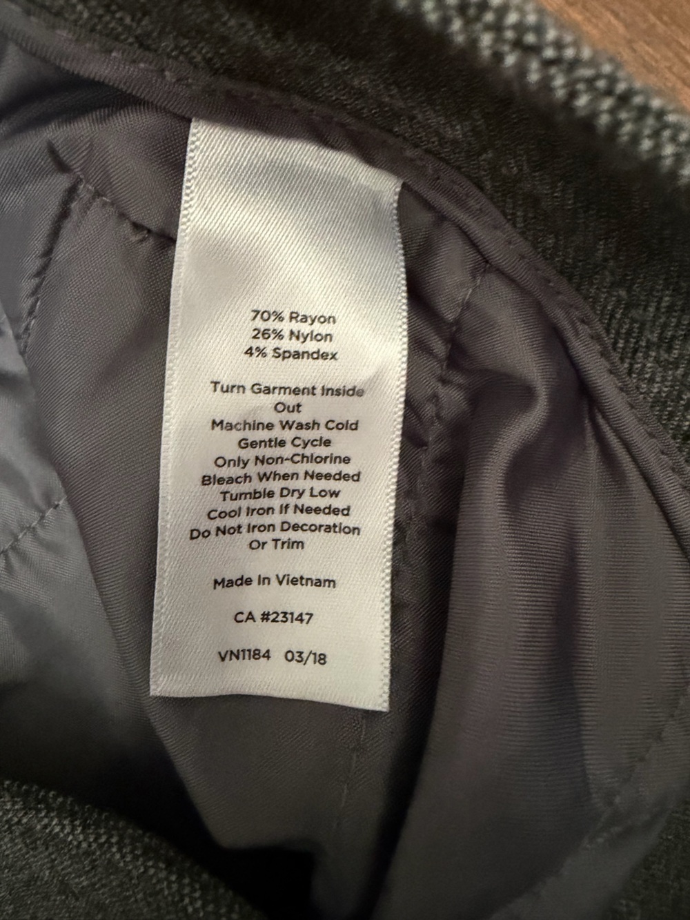 Talbots Skinny Ankle Pants Women's Size 2 Gray Twill Stretchy Comfort - Picture 10 of 10